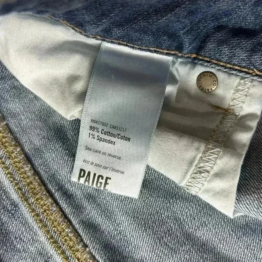 Paige Denim Jimmy Jimmy Rolled Cutt-off Jean Shorts Size‎ 31 - Picture 3 of 5